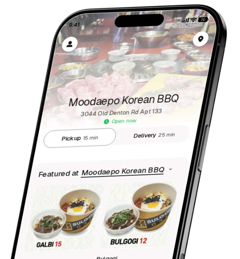 Moodaepo Korean BBQ app preview
